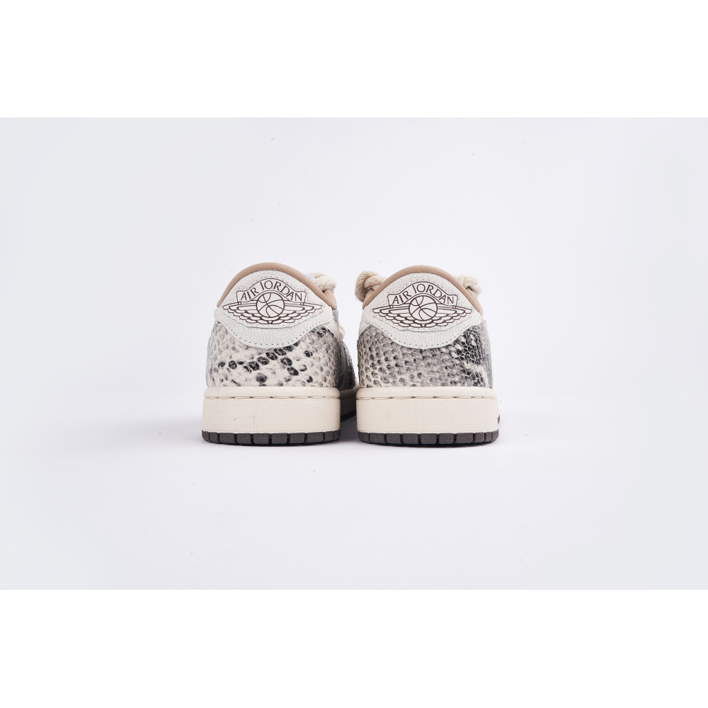 Air Jordan 1 Low Travis Scott Crackle Snake Skin