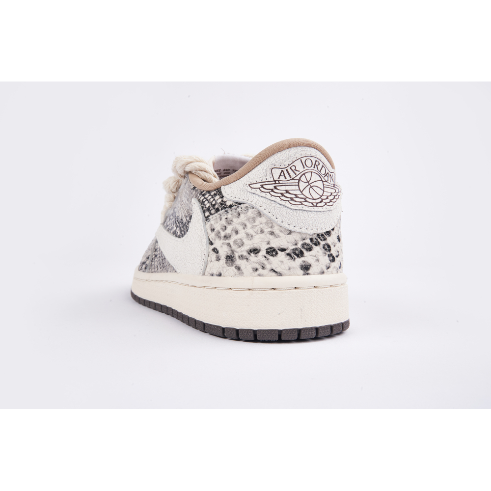 Air Jordan 1 Low Travis Scott Crackle Snake Skin