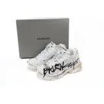 Balenciaga Runner White And Black Characters 677402 W3RBQ 9010