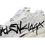 Balenciaga Runner White And Black Characters 677402 W3RBQ 9010