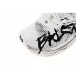 Balenciaga Runner White And Black Characters 677402 W3RBQ 9010