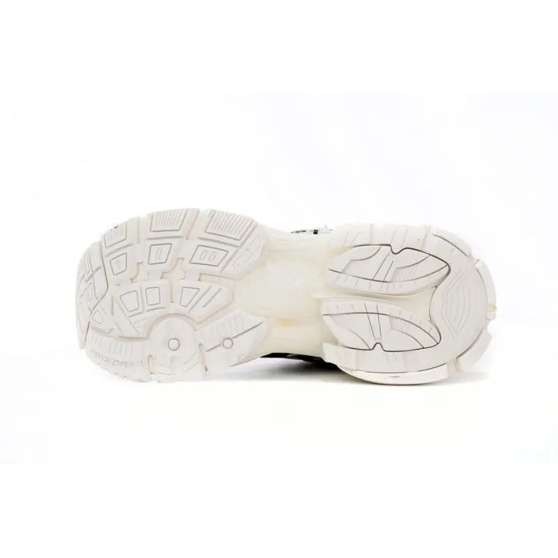 Balenciaga Runner White And Black Characters 677402 W3RBQ 9010