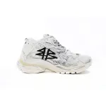 Balenciaga Runner White And Black Characters 677402 W3RBQ 9010