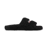 Balenciaga Furry Slide Black