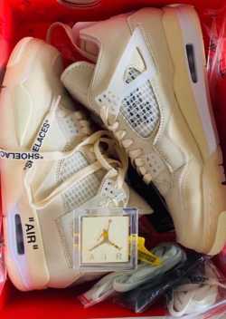 Og Tony Air Jordan 4 Retro Off-White Sail CV9388-100 review Bess Ellen