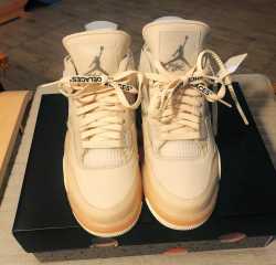 Og Tony Air Jordan 4 Retro Off-White Sail CV9388-100 review Sara Lattimore