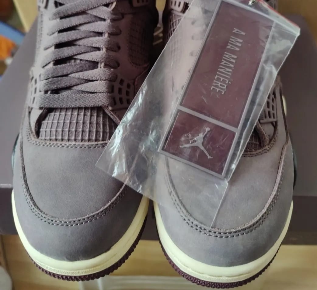 LJR A Ma Maniére x Air Jordan 4 Violet Ore DV6773-220 review Virgil Longfellow