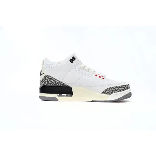 Songsneakers QC display for Air Jordan 3 “White Cement Reimagined”