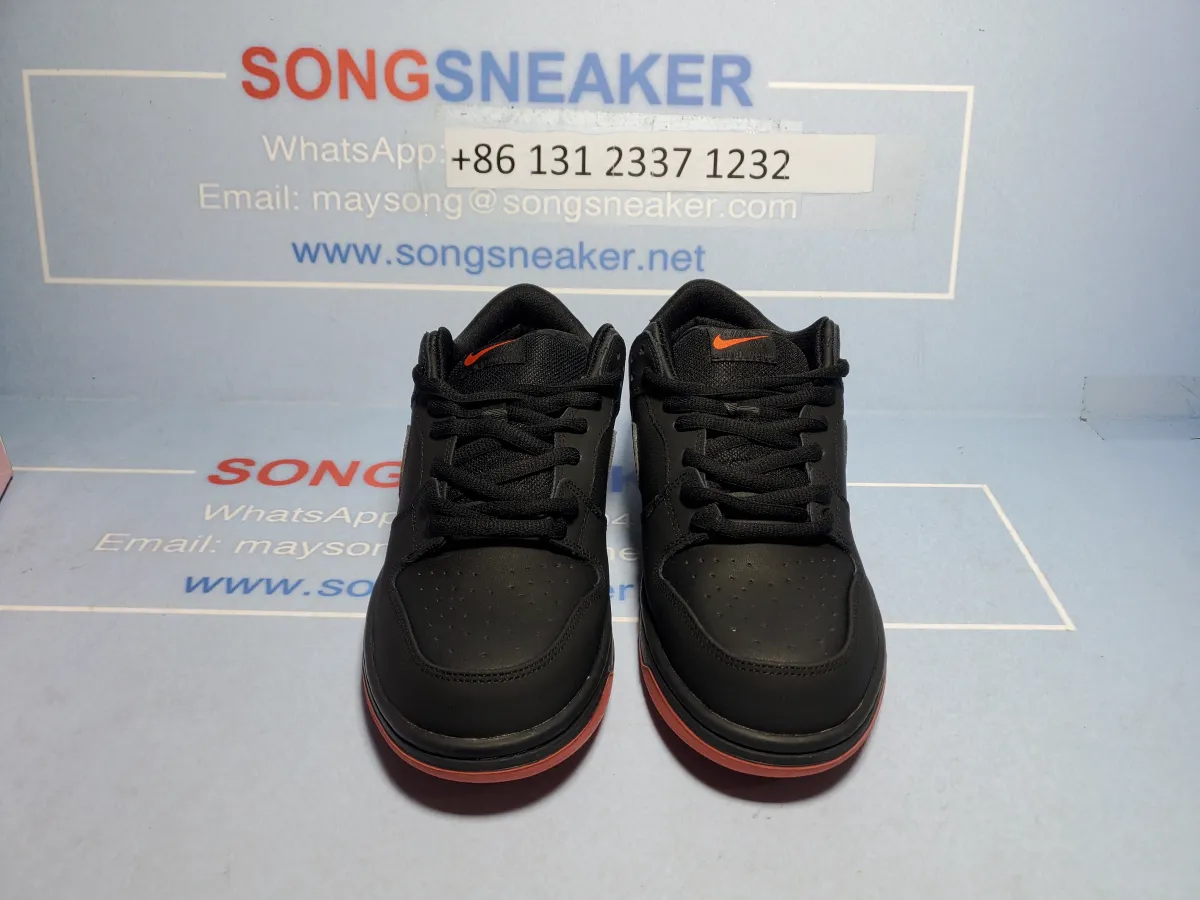 Songsneakers QC display for Nike SB Dunk Low Black Pigeon 883232-008