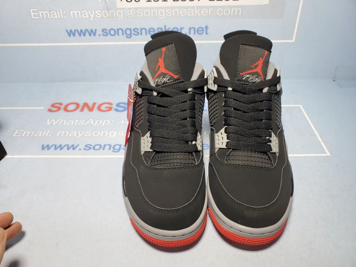  Songsneakers QC display for Og Tony Air Jordan 4 Retro Bred (2019) 308497-060