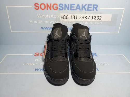 Songsneakers QC display for Og Tony Air Jordan 4 Retro Black Cat (2020) CU1110-010
