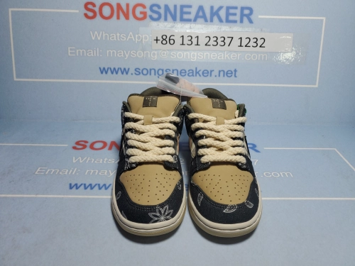 Songsneakers QC display for  LJR Nike SB Dunk Low Travis Scott (Regular Box) CT5053-001
