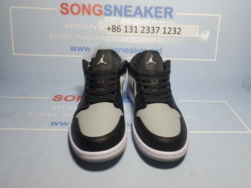Songsneakers QC display for Air Jordan 1 Low Grey Toe 553558-110