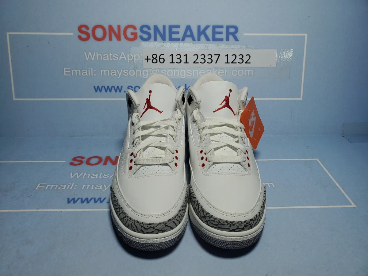  Songsneakers QC display for Air Jordan 3 “White Cement Reimagined” DN3707-100