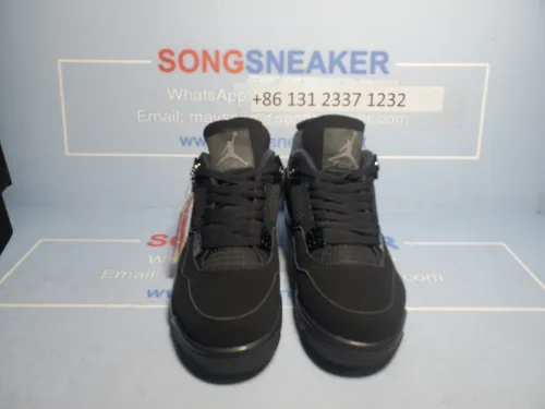 Songsneakers QC display for LJR Air Jordan 4 Retro Black Cat (2020) CU1110-010