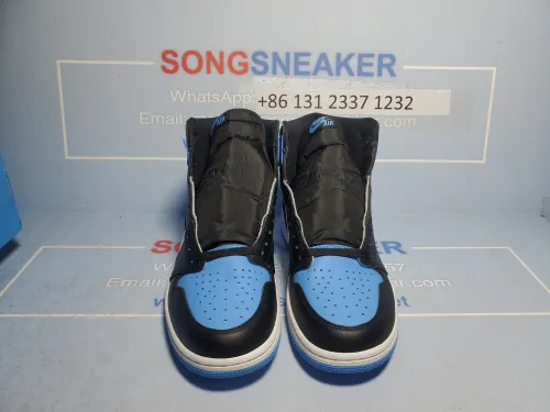 Songsneakers QC display for LJR Jordan 1 Retro High OG UNC Toe DZ5485-400