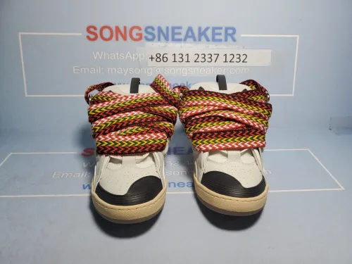 Songsneakers QC display for Lanvin Leather Curb White Ivory FM-SKRK11-DRAG-A2000