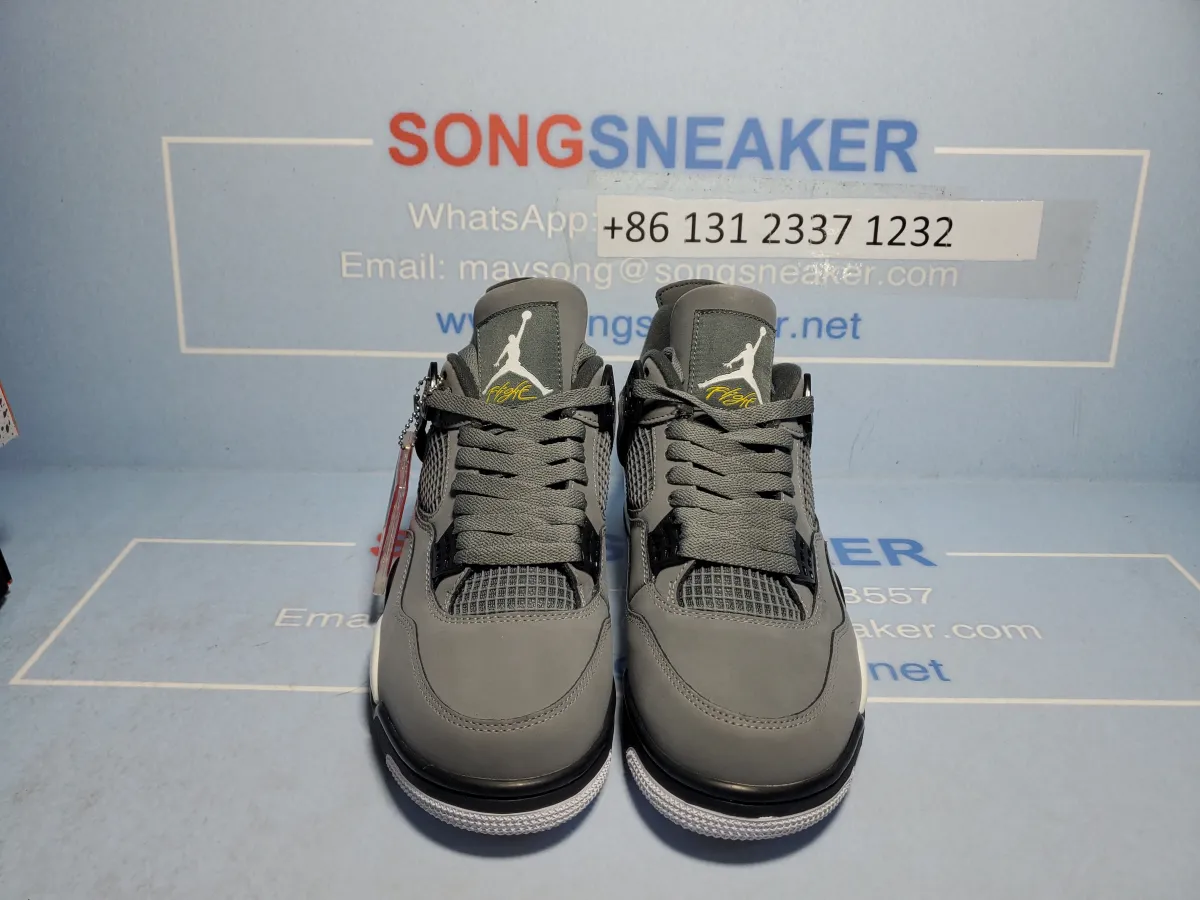 Songsneakers QC display for LJR Air Jordan 4 Retro Cool Grey (2004) 308497-007