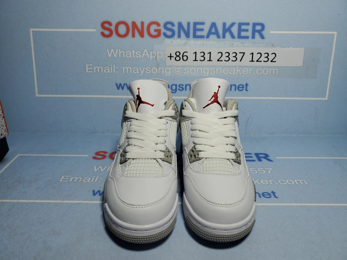 Songsneakers QC display for LJR Air Jordan 4 Retro White Oreo (2021) CT8527-100