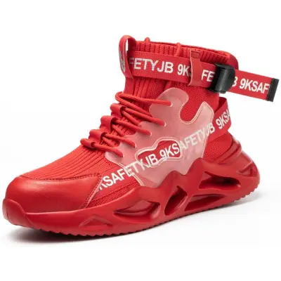 SHOPIFO Safety Boots Fashion 7719 Red
