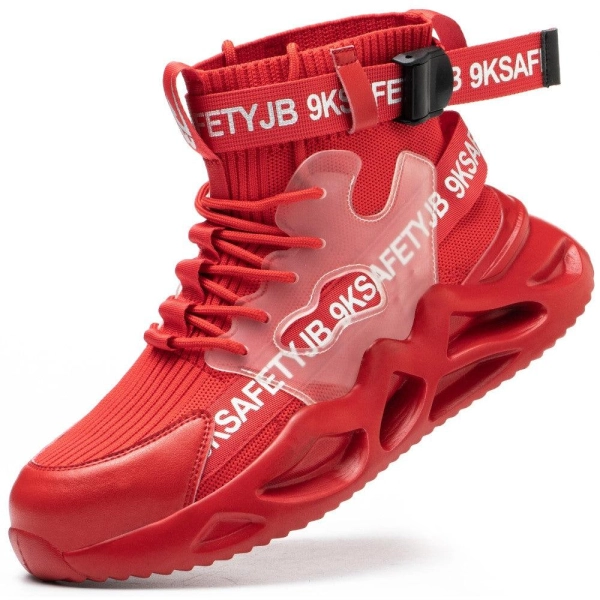 SHOPIFO Safety Boots Fashion 7719 Red