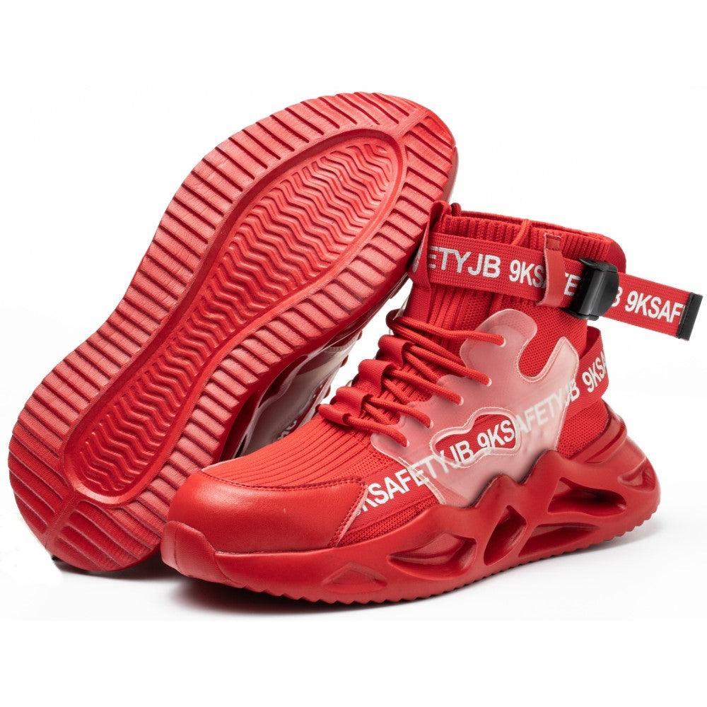 SHOPIFO Safety Boots Fashion 7719 Red