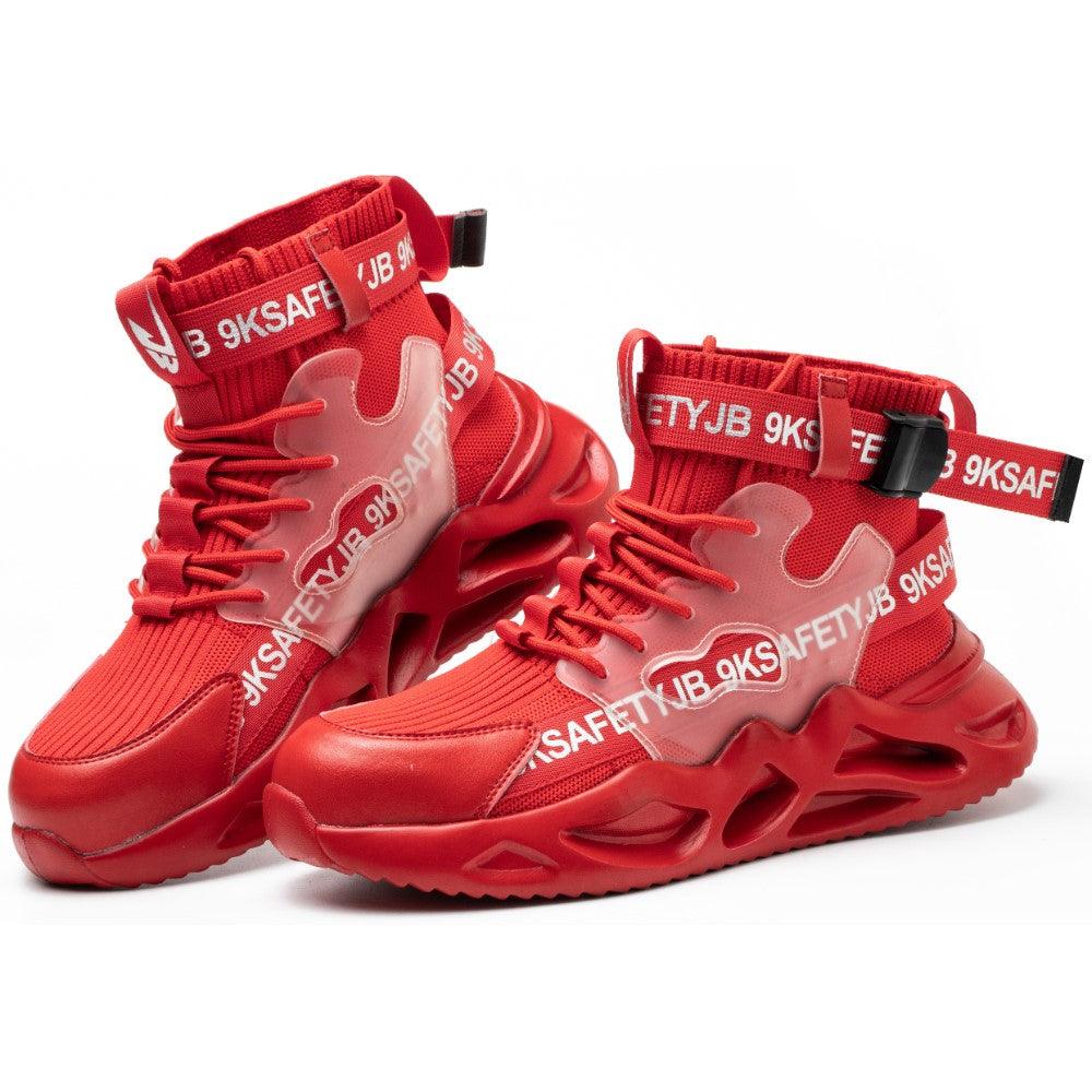 SHOPIFO Safety Boots Fashion 7719 Red