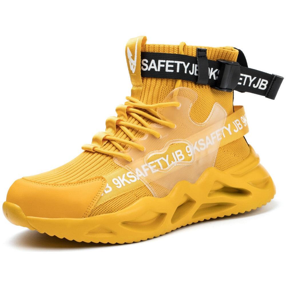 SHOPIFO Safety Boots Fashion 7719 Yellow