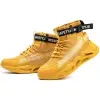 SHOPIFO Safety Boots Fashion 7719 Yellow
