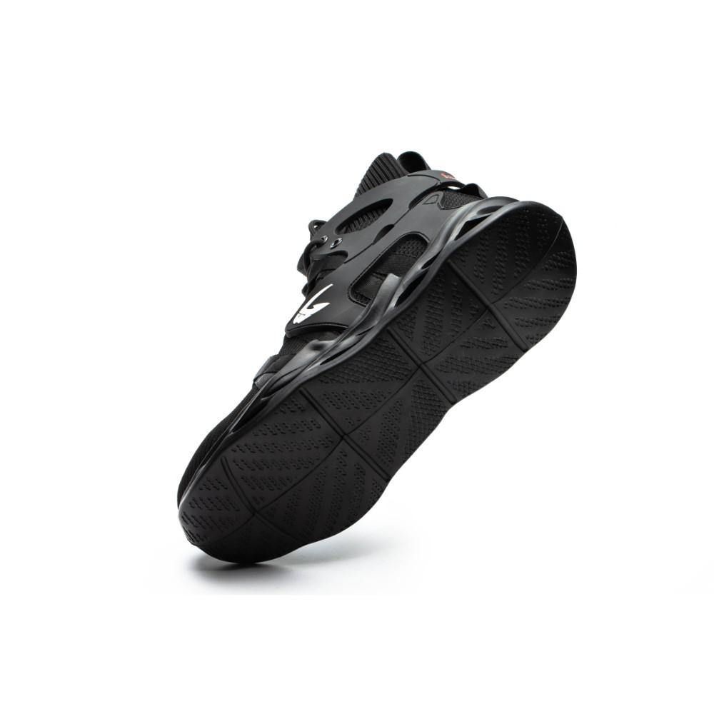 SHOPIFO Steel Toed Boots 779 Black