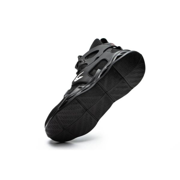 SHOPIFO Steel Toed Boots 779 Black