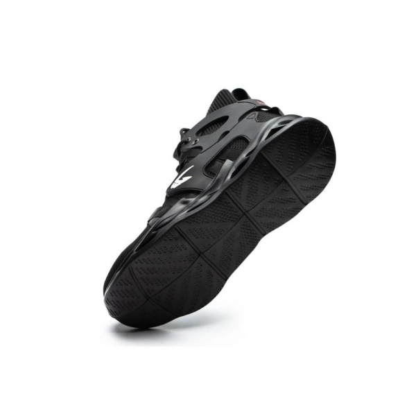 SHOPIFO Steel Toed Boots 779 Black