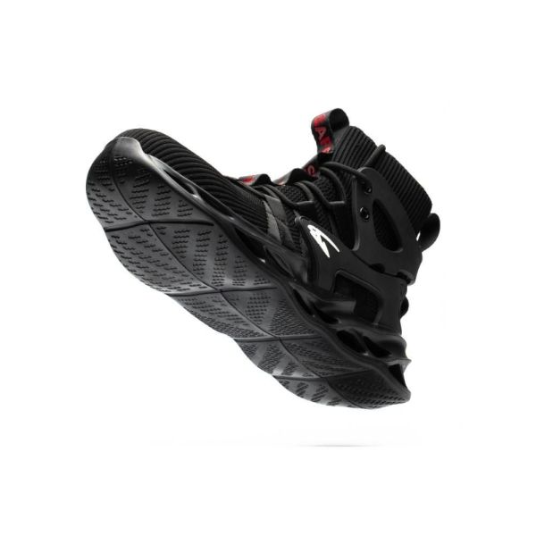 SHOPIFO Steel Toed Boots 779 Black