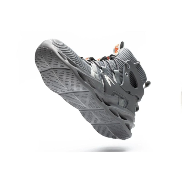 SHOPIFO Steel Toed Boots 779 Gray