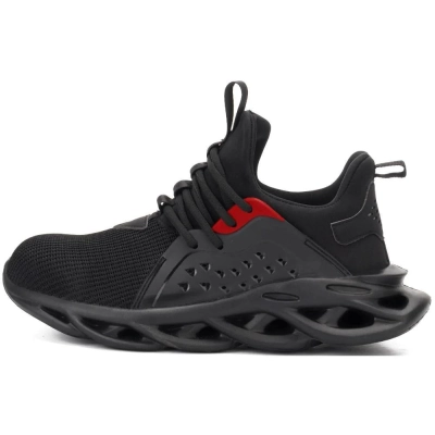 SHOPIFO Rhino Steel Toe Shoes 808 Black