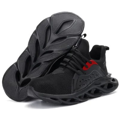 SHOPIFO Rhino Steel Toe Shoes 808 Black