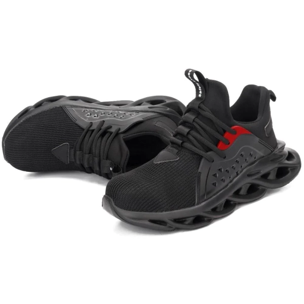 SHOPIFO Rhino Steel Toe Shoes 808 Black