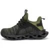 SHOPIFO Rhino Steel Toe Shoes 808 Green