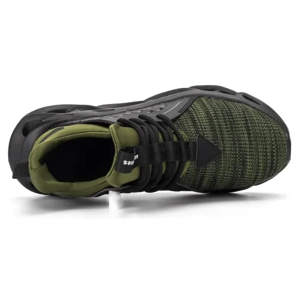 SHOPIFO Rhino Steel Toe Shoes 808 Green