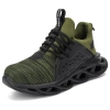 SHOPIFO Rhino Steel Toe Shoes 808 Green