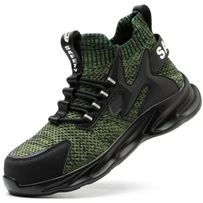 SHOPIFO Shield Safety Shoes 712 Green