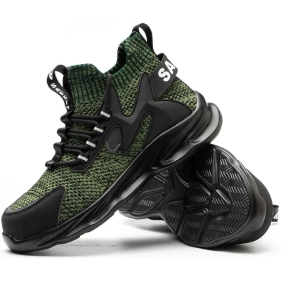 SHOPIFO Shield Safety Shoes 712 Green