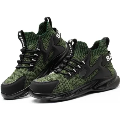 SHOPIFO Shield Safety Shoes 712 Green