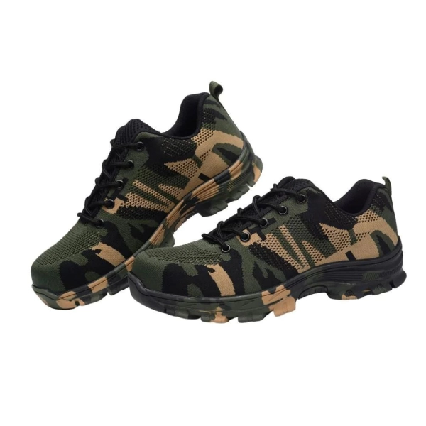 SHOPIFO Soldier Safety Shoes 526 Green