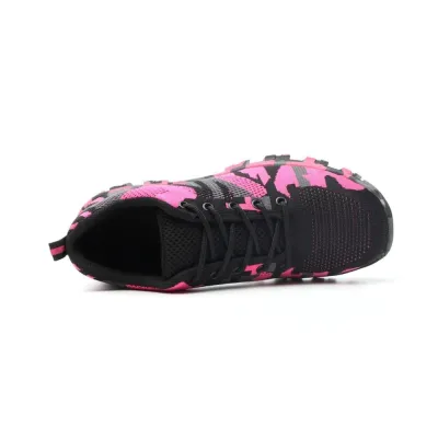 SHOPIFO Soldier Safety Shoes 526 Pink