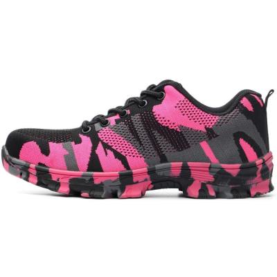 SHOPIFO Soldier Safety Shoes 526 Pink