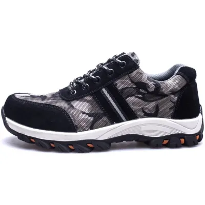SHOPIFO Soldier Safety Shoes 527 Black