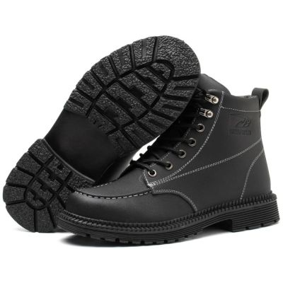 SHOPIFO Stronghold Work Boots 668 Black