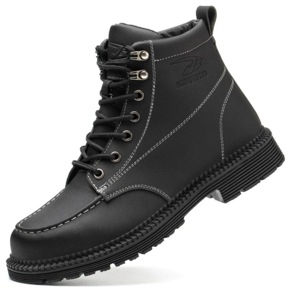 SHOPIFO Stronghold Work Boots 668 Black