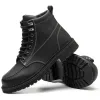 SHOPIFO Stronghold Work Boots 668 Black